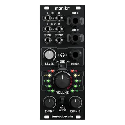 Boredbrain Music Monitr Eurorack Stereo Output Module image 4