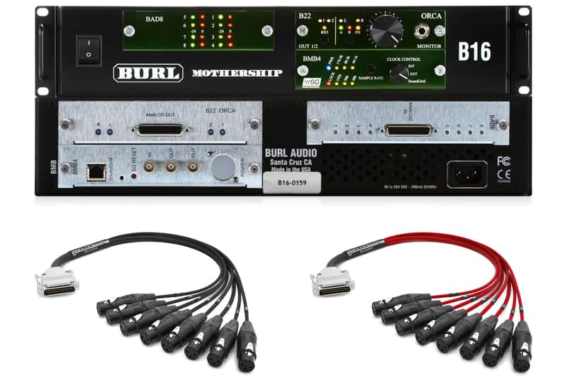 Burl Audio B16 Mothership BMB4 | 8x4 Mothership Bundle with Monitor Control | SoundGrid image 1