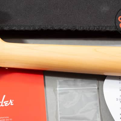 2025 Fender MIJ Japan Traditional 60s Precision P Bass Black Pearl Matching Headstock Gig Bag image 9