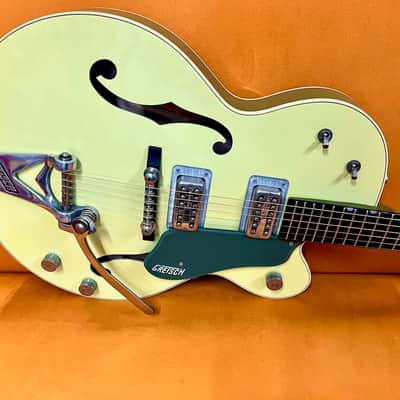 Gretsch G6118T-R Gretsch Anniversary Stephen Stern Masterbuilt Relic USA Mint 2007 - Relic Two Tone Smoke Green image 10
