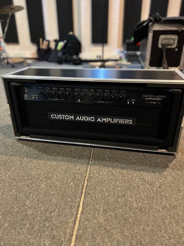 Custom Audio Amplifiers PT100 3-Channel 100-Watt Guitar Amp Head 2008 - 2013 - Black image 1