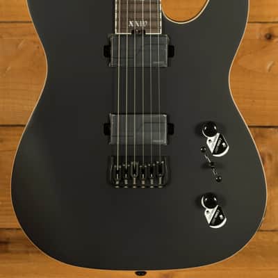 Schecter PT SLS Elite Evil Twin - Ebony - Satin Black image 1