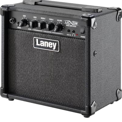 Laney LX15B 15W Bass Combo Amp with 2x5" Speakers 3-Band EQ Onboard Compressor Aux In & Headphone Out image 2