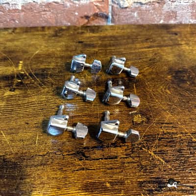 MIJ 6 in Line 11/32 Tuners (1970s -Chrome) image 2