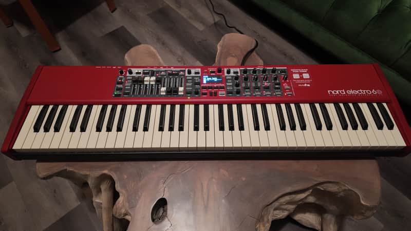 Nord Electro 6D SW61 Semi-Weighted 61-Key Digital Piano 2018 - 2022 - Red image 1