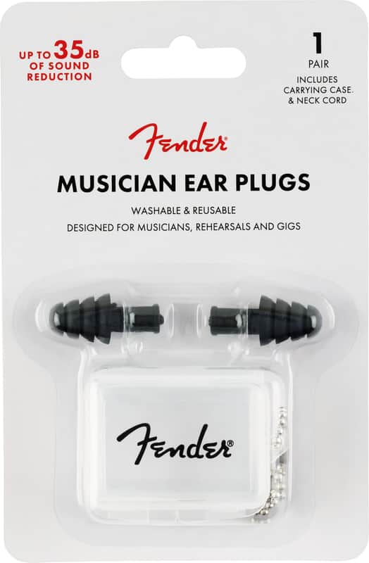 Fender - Musician Series Ear Plugs- Black image 1
