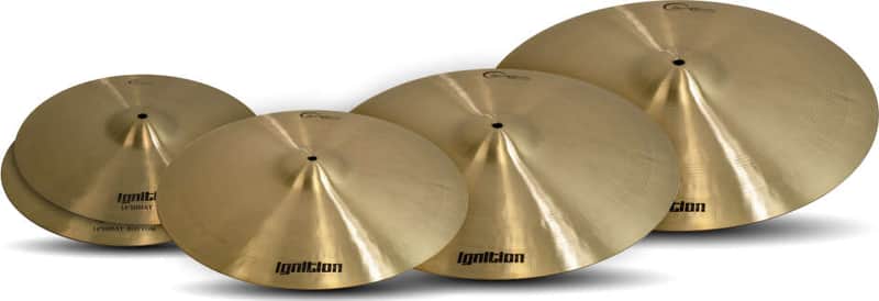 Dream Cymbals IGNCP4 Ignition 4 Piece Cymbal Pack 14/16/18/20 image 1