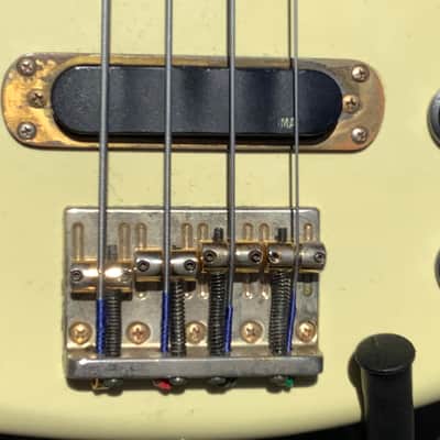 Yamaha BB3000A 1986 Cream White Active MIJ Bass Guitar image 6