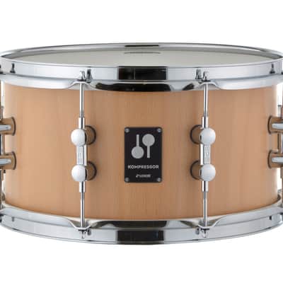 SONOR 13x7" Kompressor Natural Beech Semi-Gloss Finish Snare Drum | 12 Ply 8mm | Made in Germany | NEW  WorldShip Authorized Dealer image 1