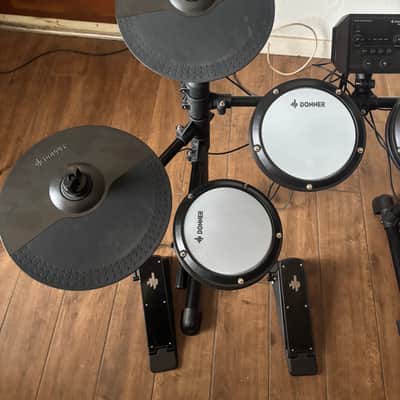 Donner DED-80 Electronic Drum Set with Mesh Heads image 4