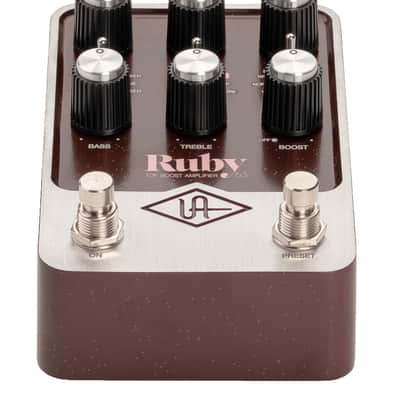 Universal Audio UAFX Ruby '63 Top Boost Amplifier Emulation pedal with Bluetooth image 3