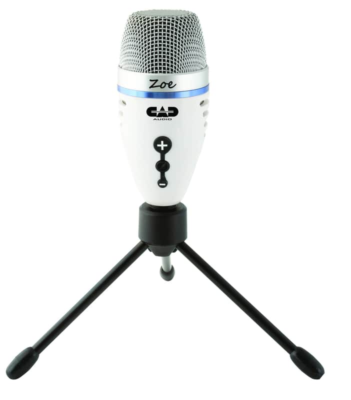 CAD Audio Zoe USB Condenser Recording Microphone with TrakMix Headphone Output image 1