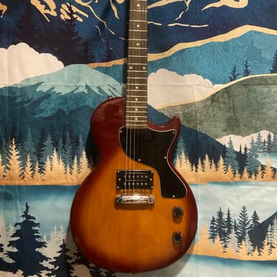 Vintage Talent Les Paul Jr.-Style Guitar – Rare Gibson Baldwin Era Sunburst Beauty (Hardcase Included) image 1