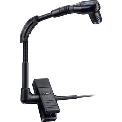 Shure BLX14R/B98 UHF Wireless Microphone System - Perfect for Brass, Woodwinds, Percussion - 14-Hour Battery Life, 300 ft Range | Clip-on Instrument Mic, Single Channel Rack Mount Receiver | H10 Band image 6