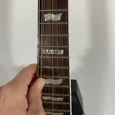 ESP LTD EC-407 with Rosewood Fretboard 2012 - 2014 Snow White Satin image 7