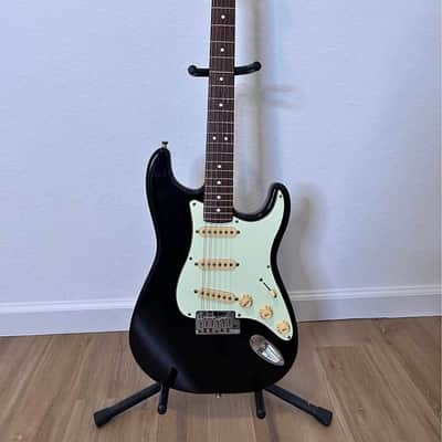rare 2008 FENDER American Standard Strat Charcoal Frost Metallic image 1