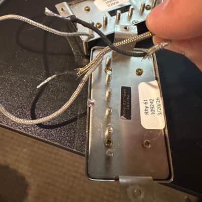 Gibson 61 lead and rhythm humbucker set 2026 - Chrome image 3