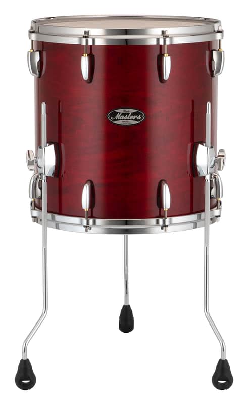 Pearl Masters Maple 14x14" Natural Cherry Premium Lacquer #887 Floor Tom Drum w/Legs | WorldShip | NEW | Authorized Dealer image 1