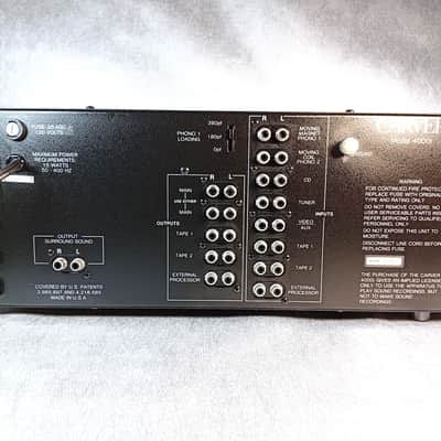Carver Model 4000 T preamplificatore / 1987 image 10