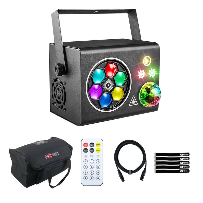 BEAM-BOX 40W RGBY LED DMX Motion Light Box Strobe DJ Stage Party Fixture Pack image 1