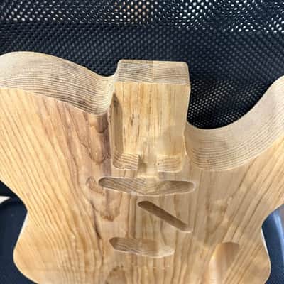 Hades Roasted Maple, Roasted Pine Telecaster PineCaster Rustic Body Raw off the CNC image 11