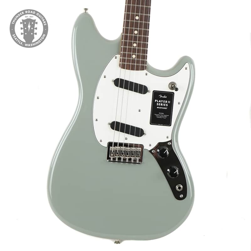 New Fender Player II Mustang Cactus Gray