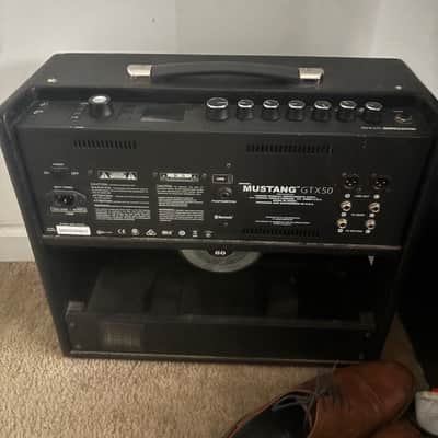 Fender Mustang GTX50 50-Watt 1x12" Digital Modeling Guitar Combo 2020 - Present - Black image 3