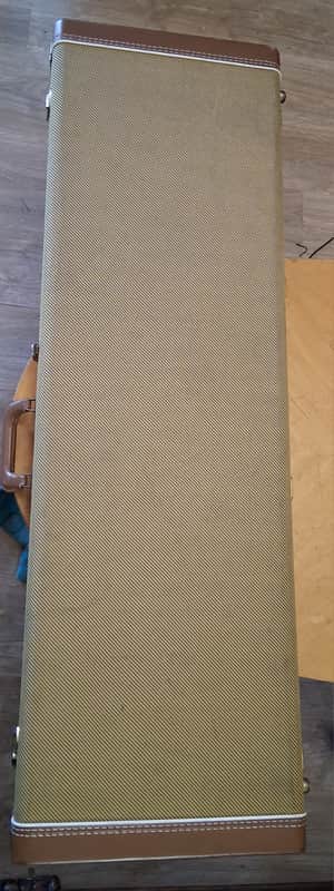 Fender G&G Deluxe Precision Bass Hard Case Tweed 2000s image 1