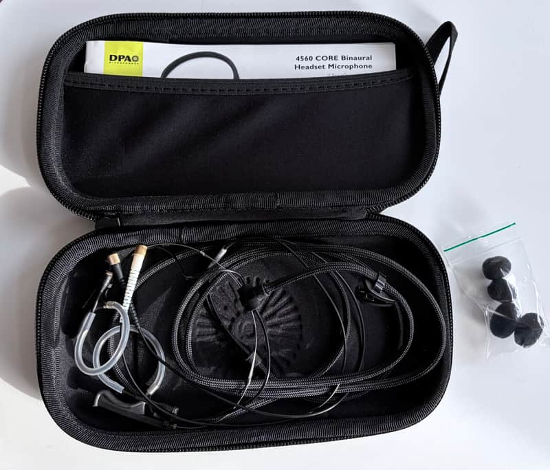 DPA DPA Microphones 4560 CORE+ Binaural Headset Microphone + DPA Microphones DAD6001 image 1