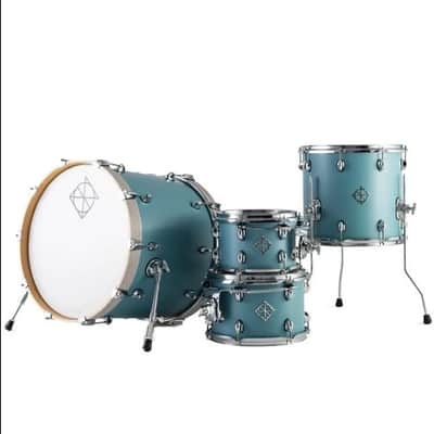 Dixon Cornerstone Maple 4pc Shell Pack Quetzal Blue, Mint image 1