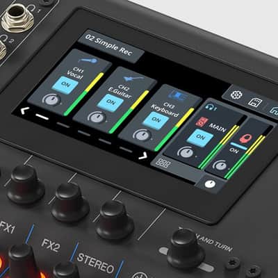 Yamaha MGX12VB, MGX Series 18 Channel Digital Mixer with Video Interface - Black image 5