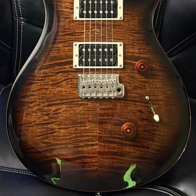 PRS SE Custom 24 2024 - Black Gold Burst image 1