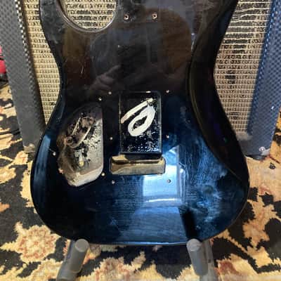 Unknown Super Strat Style Replacement Body Unloaded - Black image 5