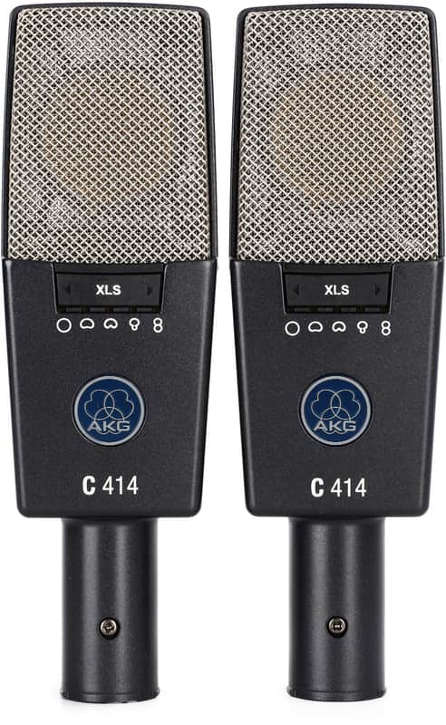 【極美品/マッチドペア】AKG C414 B-XLS ステレオセット 完動品 AKG C414 XLS/ST Matched Stereo Pair | Reverb