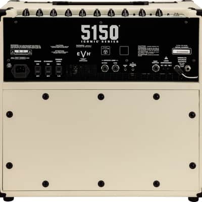 EVH 5150 Iconic Series 15W Tube Guitar Amplifier 110 Combo, Ivory #2257300410 image 3