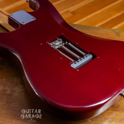 2007 Fender USA American Highway One Stratocaster Wine Red satin nitro rosewood fretboard image 9