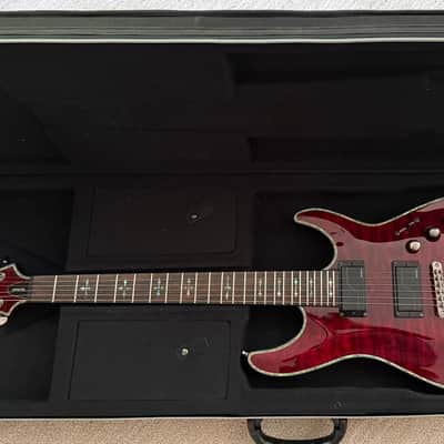 2011 Schecter Diamond Series Black Cherry HELLRAISER C-1 w/ upgraded Fishman Fluence Killswitch Signature Pickups image 8