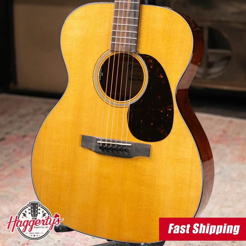 Martin 000E Retro Plus Mahogany Acoustic/Electric Guitar with Gig Bag image 1