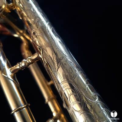 WOW Martin Handcraft goldplated with case and two mouthpieces GAMONBRASS image 23