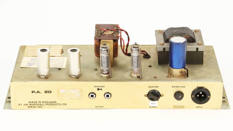 Marshall JMP 1917 P.A. 20 2-Channel 20-Watt Guitar Amp Head 1967 - 1974 image 4