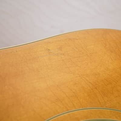 Gibson Blue Ridge Acoustic Guitar 1968 Natural Vintage w/ Bag image 10