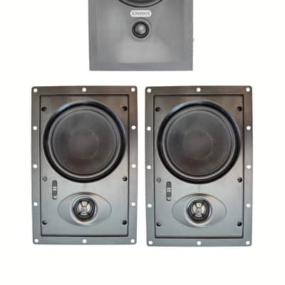1 Sonance VP62 & 2 Dayton Audio ME625W in-wall speakers with white grill covers VP62 & ME625W 2010’s - White image 14