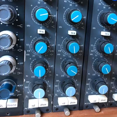 Neve Vintage 1073 and 31102 modules in Vintage King rack image 3