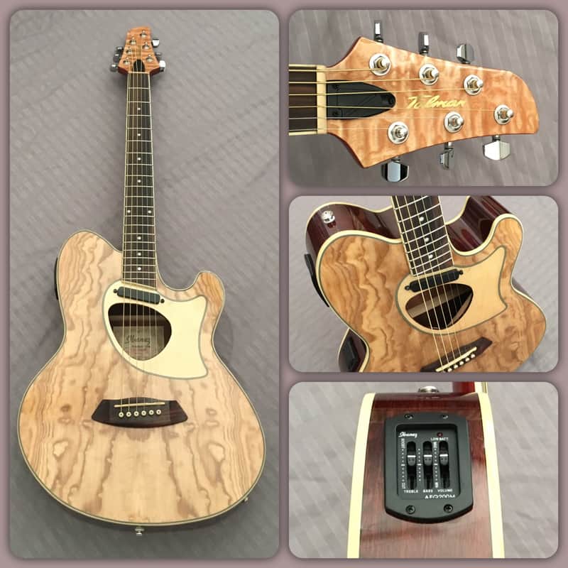 Ibanez Talman TCM50-NT1206 Acoustic/Electric Cutaway Guitar In