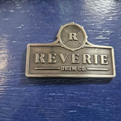 Reverie Drum Company 6x13 Maple Snare Drum Blue Lacquer image 2