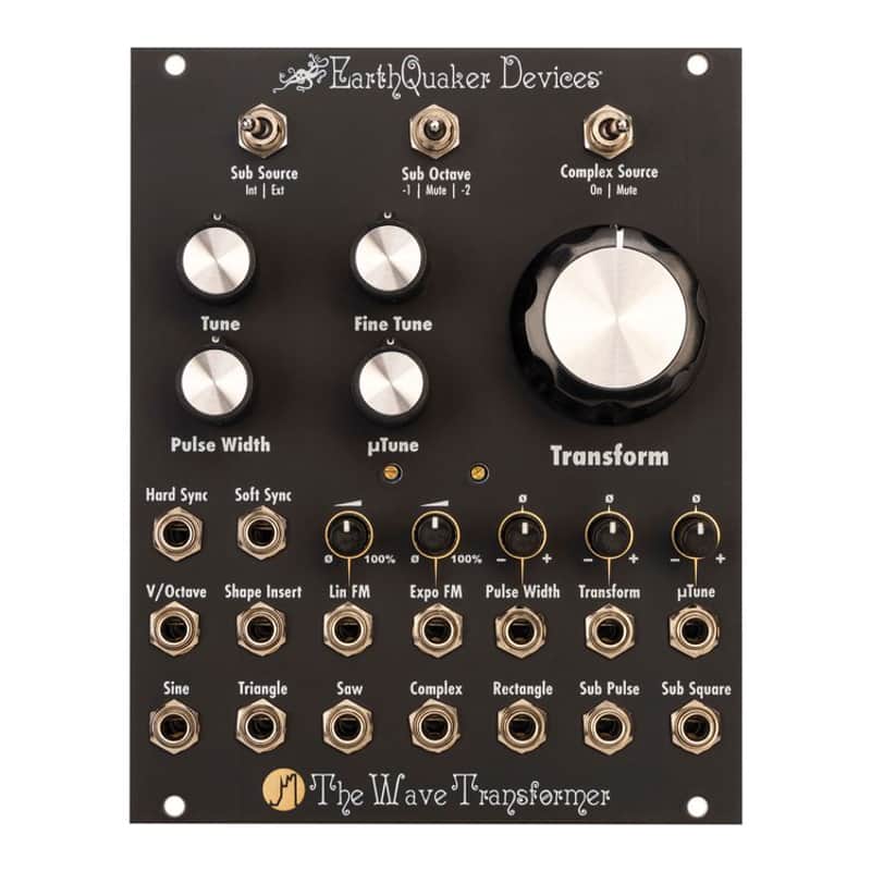EarthQuaker Devices Wave Transformer Tranfiguration Oscillator 2024 - Black image 1