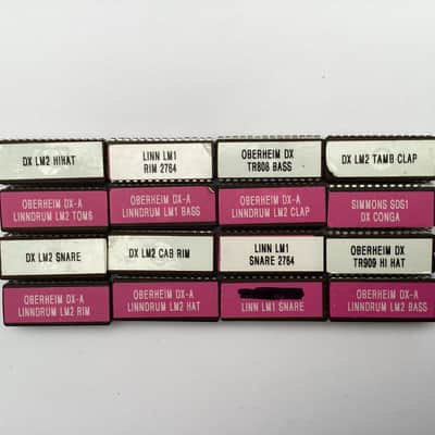 Custom EPROM Drumkits For The Oberheim DX. (Choice Of 115 Drumkits).
