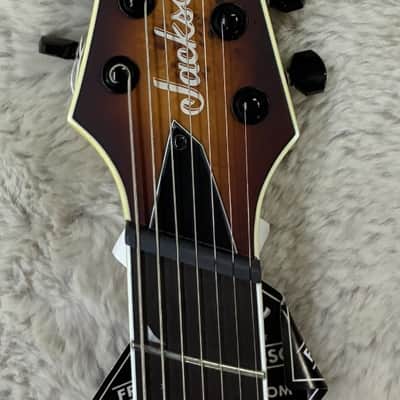 Jackson Concept Soloist SLAT7P HT MS 7-String Guitar Fanned Frets, Bourbon Burst image 5