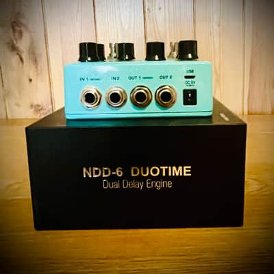 NuX Duotime NDD-6 Delay Engine 2010s - Blue image 3