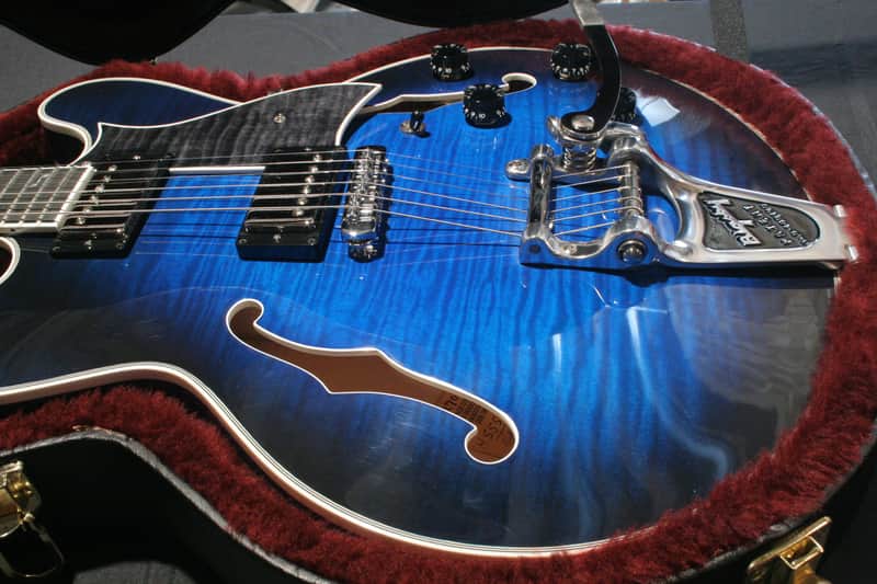 Heritage H-555 Custom 2012 Blueburst image 1